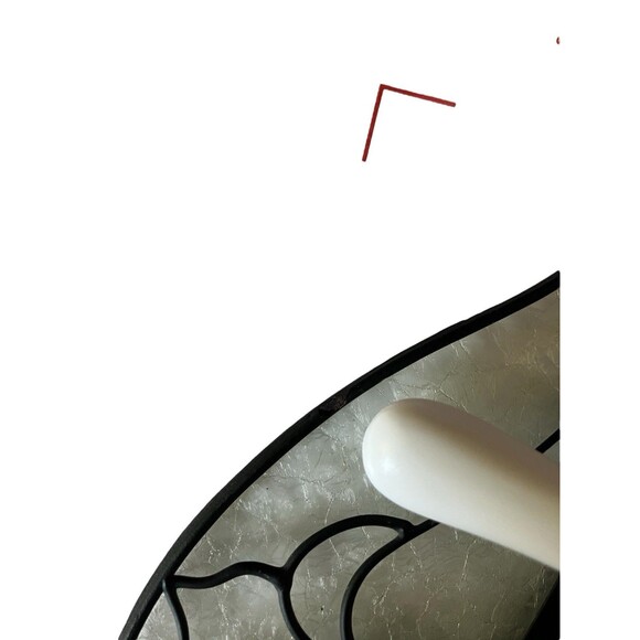 Lot of 2 Fleur-de-Lis Picture Frames Stained Glass French Country Style - Picture 8 of 16